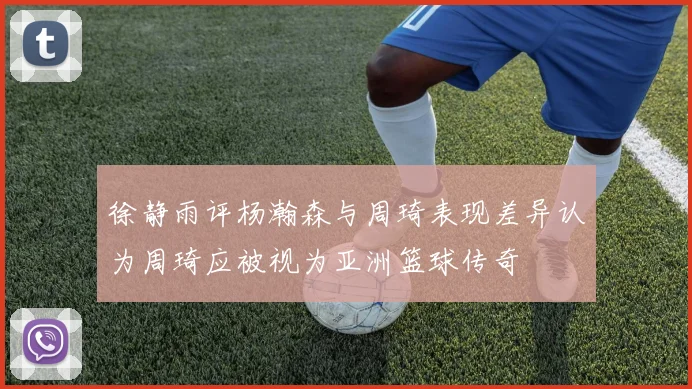 徐静雨评杨瀚森与周琦表现差异认为周琦应被视为亚洲篮球传奇